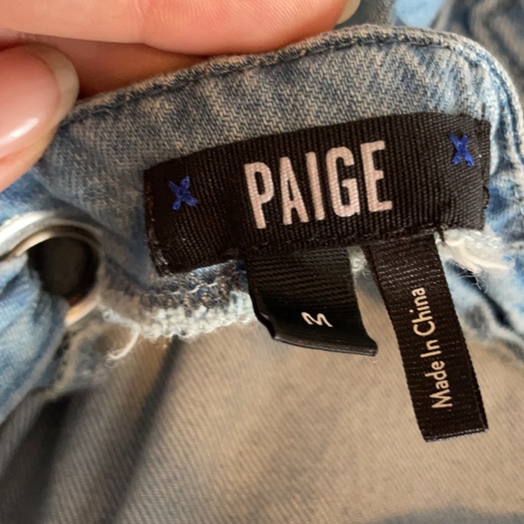 PAIGE Light Blue Denim Jumpsuit - Picture 7 of 7